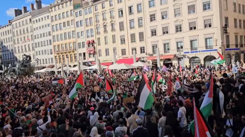 Proteste pro Palestina a Lione