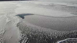 Ice Forming On The Great Lakes