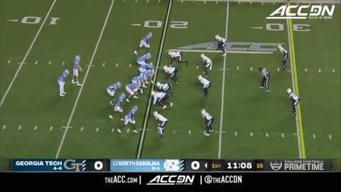 Elijah Green Houses It On UNC's Opening Play | ACC Must See Moment