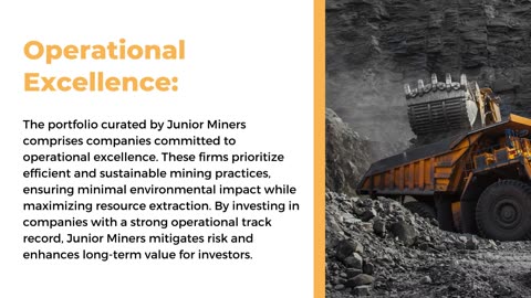 Best Mining Company Investments - Junior Miners