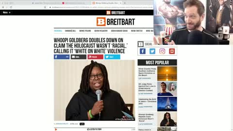 WHOOPI SAYS HOLOCAUST WASN'T SO BAD SINCE IT WAS WHITE ON WHITE KILLING