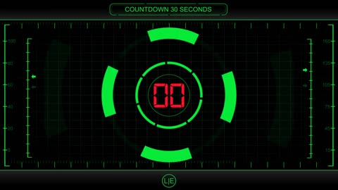 COUNTDOWN Timer 30 sec ( v 225 ) Clock with Sound Effects and Voice 4k