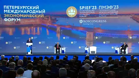 Выступление Владимира Путина на ПМЭФ -16.6.2023