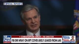 Three Years Later: FBI Director Chris Wray Nonchalantly Admits COVID-19 Virus Likely Came from a Lab Leak in China