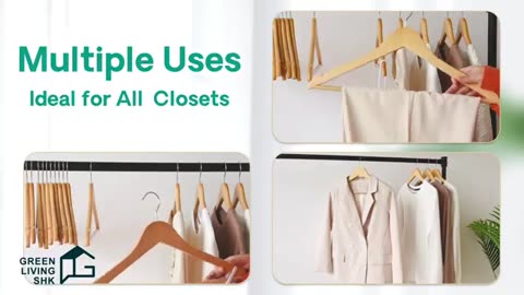 Natural & elegant wooden hanger