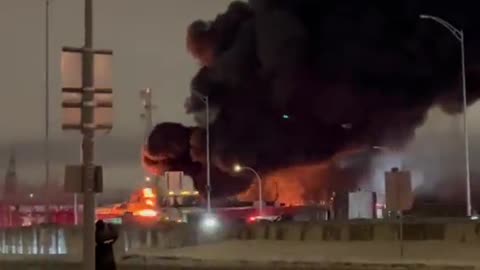 Covid face masks facility in Canada, Montreal is destroyed by a Major fire