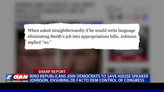 Republicans Sell Out, Join Democrats To Save House Speaker Mike Johnson