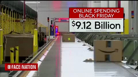 Americans spent more than $9 billion online on Black Friday but "due to soaring inflation, many spent more — but received less."