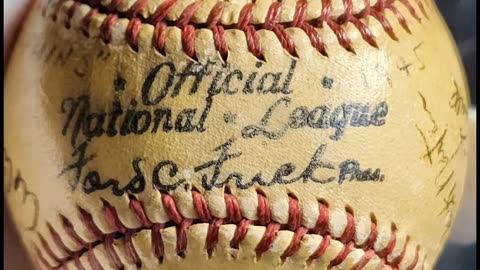 1945 New London U.S. Coast Guard Academy Team Signed Baseball