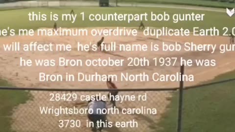 my 1 counterpart bob gunter he's me maximum overdrive duplicate Earth 2.0