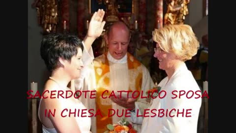 SACERDOTE CATTOLICO SPOSA IN CHIESA DUE LESBICHE LGBTQ🏳️‍🌈 IN AUSTRIA Bergoglio dichiarò a gennaio 2023 che le leggi sulla sodomia che criminalizzano l'omosessualità e altri peccati sono ingiuste ed essere omosessuali è un peccato