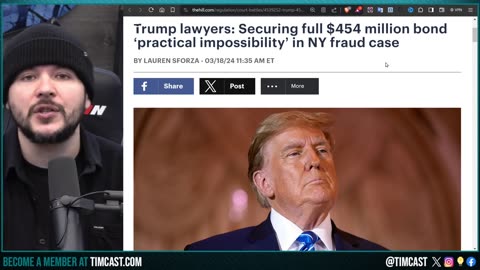 Trump UNABLE TO PAY Ny Fraud Bond, NY Will Now SEIZE His Buildings As Democrats CHEAT 2024 Election