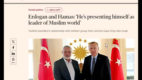 Erdogan (World) Leader of the Muslims says he will revive the Neo-Ottoman Empire by the end of 2023!