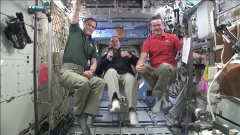 Cosmic Party: #NASA's Space Station Hangout at the Vast End