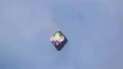 CUBE SHAPED colorful UFO somewhere in S. America in broad daylight?!?!?! 👉👉👉 Follow me