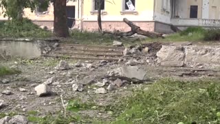 Aftermath of shelling in Lysychansk
