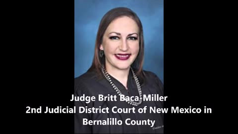 Today's Terrible Judge: Britt Baca-Miller