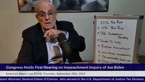 America's Mayor Live (E244): Congress Holds First Hearing on Impeachment Inquiry of Joe Biden