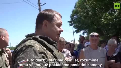 Obyvatelé vesnice Luganskoje vyprávěli, jak čekali na osvobození od Ruska