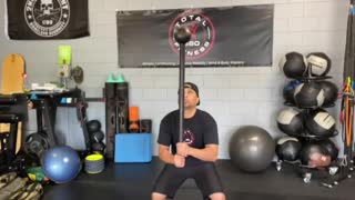 Exercise Technique #1: Mace Statue Squat