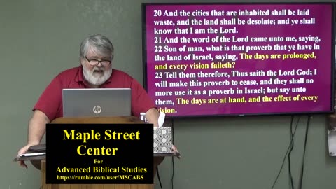 Ezekiel Chapters 11, 12, & 13