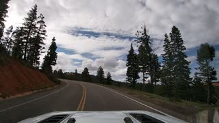 Driving in Bryce Canyon National Park July 26, 2021