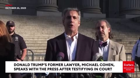 Michael Cohen “When I lied to the Judge…”