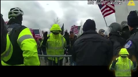 Jan 6 - Fluorescent Green Man - US Capitol Building