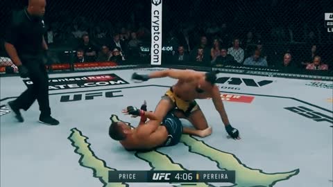 UFC 264 AMAZING BACKFLIP DURING FIGHT