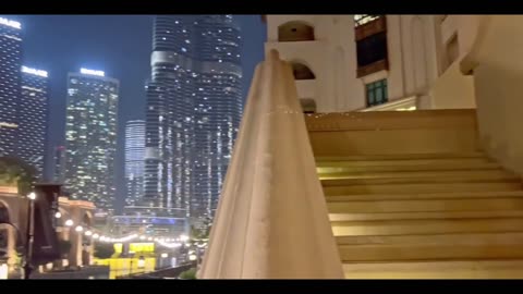 Night Walking Tour | 4K | Dubai Burj Khalifa | United Arab Emirates 🇦🇪