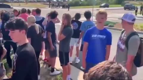 Colorado High School Students Walk Out Of Class For Mask Protest