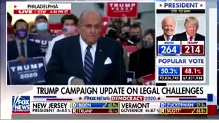 Giuliani on Election Lawsuits: "We're Not Gonna Let Them Get Away With This"