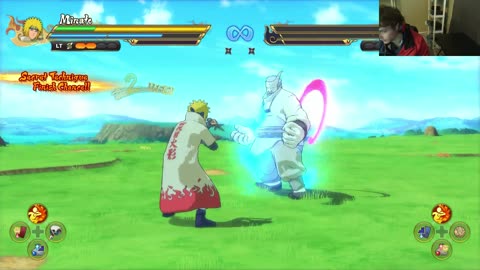 The Fourth Hokage (Minato) VS Kinshiki In A Naruto x Boruto Ultimate Ninja Storm Connections Battle