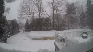 Time Lapse of Snow Storm 29Jan2022