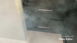 Smoke Fills Home From Bathroom