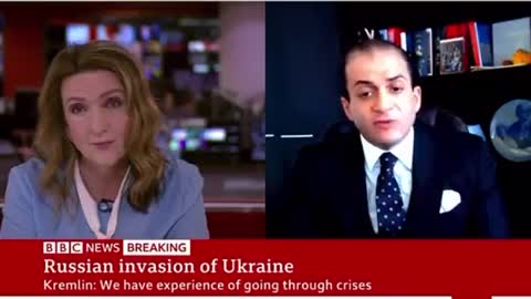 BBC News presenter Victoria Derbyshire loses her cool interviewing a Russian guest defending Putin