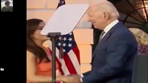 BIDEN, EL GROPER IN CHIEF TRIES TO, ACTUALLY DID, COP A FEEL OFF OF EVA LONGORIA