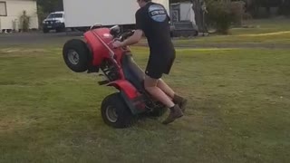 Honda wheelie