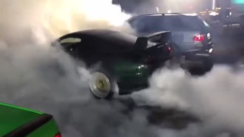 Toyota Supra Mk4 Epic burnout!!! 2step