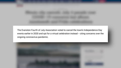 Illinois City Holds Gay Pride, Juneteenth Parades But Cancels Independence Day Parade – Why?… Covid