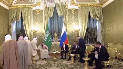Russian President Vladimir Putin's meeting with Saudi king
