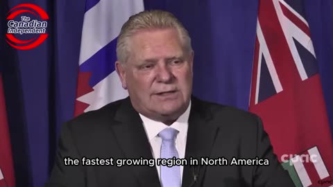 Doug Ford on Housing and Immigration: "No Slowdown, Fastest-Growing Region – We Welcome Them"