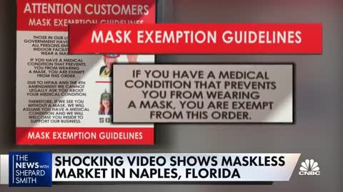 Florida Naples Grocery Store Goes Mask-Less! Covid 19 Has Left The World!