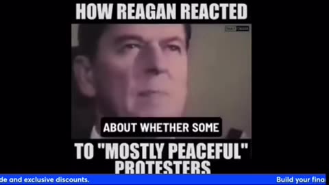 The Goat of the Presidency Ronald Reagan