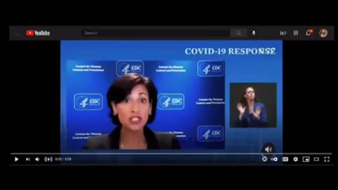 So the CDC Director said that people will die from the vaccines