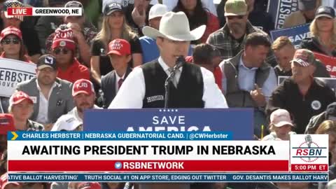 Full speech by Charles W. Herbster at President Trump's Save America rally in Greenwood, Nebraska
