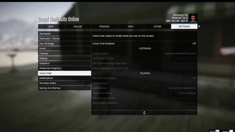 GTA 5 online PVP Intro settings
