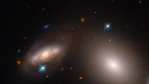 NASA is celebrating the Hubble Space Telescope’s 32nd birthday with a stunning look at five galaxies,