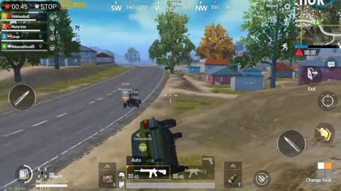 Pubg Mobile Game Driving Car Throw Half The Map To Collect Weapons
