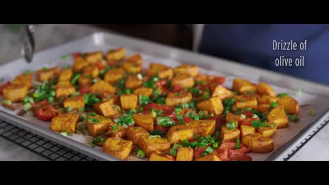 Smoky Sweet Potato Hash | Roasted Sweet Potatoes in Oven